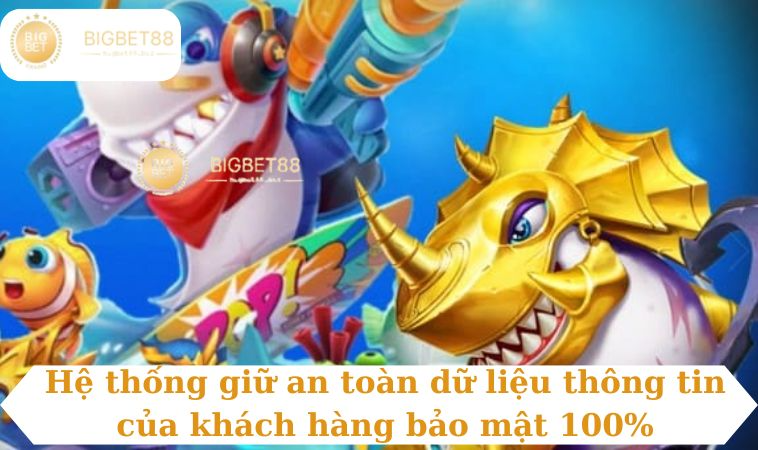 Hệ thống giữ an toàn dữ liệu thông tin của khách hàng bảo mật 100%